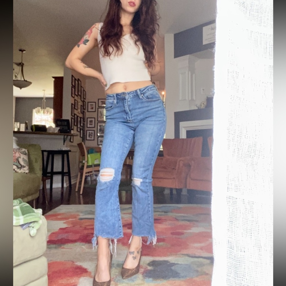 Cropped Jeans